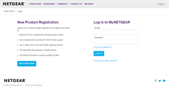 Desktop Screenshot of my.netgear.com
